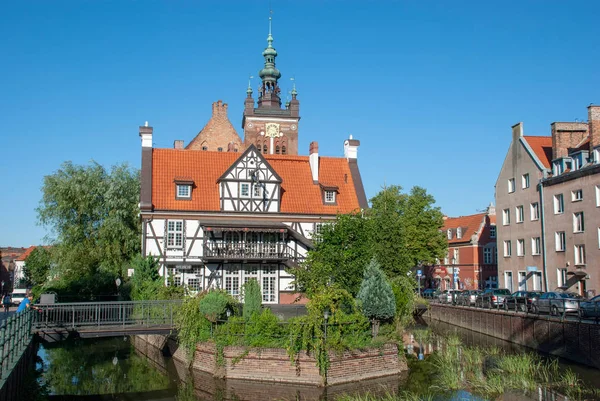 Half Timbered House Gdansk Poland — Stock Photo, Image