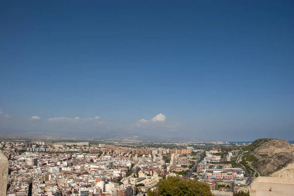 查看阿利坎特的城市和住宅区 布拉瓦海岸 西班牙 — 图库照片