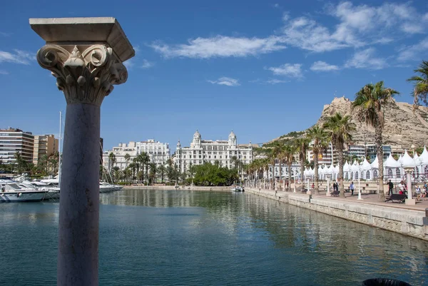 View Harbor Casa Carbonell Alicante Costa Blanca Spain — Stock Photo, Image