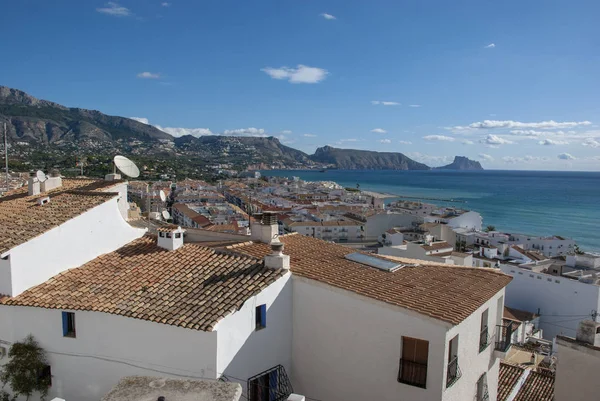 Vista Sobre Las Casas Altea Mar Costa Blanca España — Foto de Stock