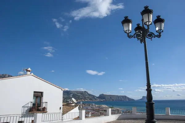 Vista Sobre Casas Altea Para Mar Costa Blanca Espanha — Fotografia de Stock