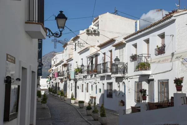 Lane Houses Altea Costa Blanca Spain — Stock Photo, Image