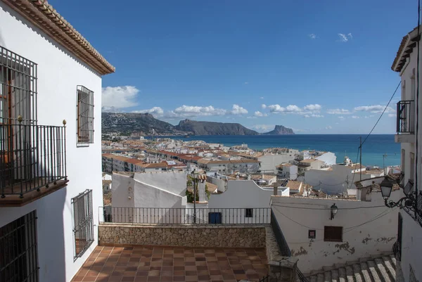 Vista Sobre Las Casas Altea Mar Costa Blanca España — Foto de Stock