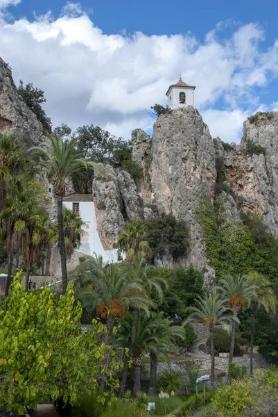 Guadalest Historische Spaans Dorp Gebouwd Bergtop — Stockfoto
