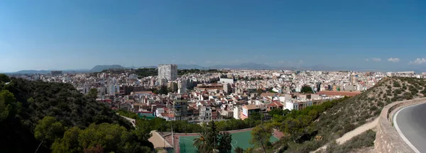 Vista Panorâmica Sobre Cidade Alicante Espanha — Fotografia de Stock