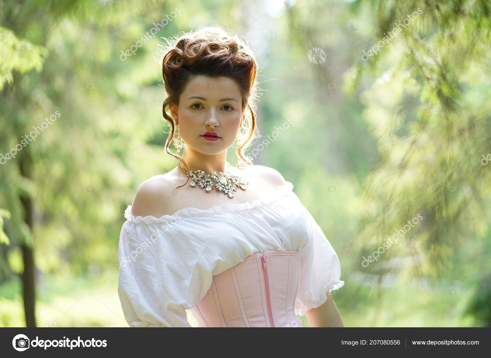 beautifull young chubby Beautiful Young Chubby Girl Posing in Medieval Retro Corset ...