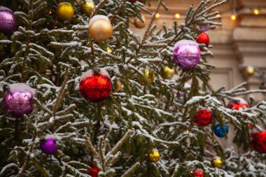 Güzel dekore edilmiş Noel ağacı