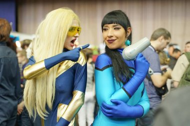 Saint Petersburg, Ru / Rusya - 04 29 2019: Epic Con Saint Petersburg cosplay şenlikli. açıklayıcı editoryal.