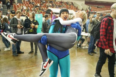 Saint Petersburg, Ru / Rusya - 04 29 2019: Epic Con Saint Petersburg cosplay şenlikli. açıklayıcı editoryal.
