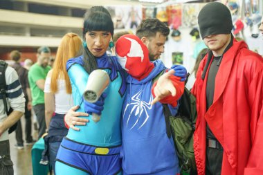 Saint Petersburg, Ru / Rusya - 04 29 2019: Epic Con Saint Petersburg cosplay şenlikli. açıklayıcı editoryal.