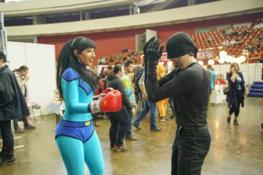 Saint Petersburg, Ru / Rusya - 04 29 2019: Epic Con Saint Petersburg cosplay şenlikli. açıklayıcı editoryal.