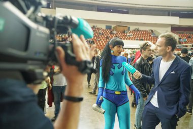 Saint Petersburg, Ru / Rusya - 04 29 2019: Epic Con Saint Petersburg cosplay şenlikli. açıklayıcı editoryal.