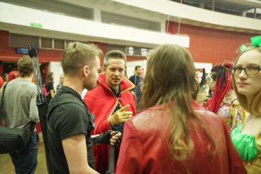 Saint Petersburg, Ru / Rusya - 04 29 2019: Epic Con Saint Petersburg cosplay şenlikli. açıklayıcı editoryal.