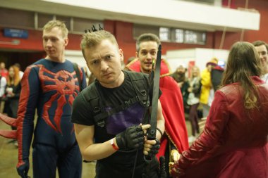 Saint Petersburg, Ru / Rusya - 04 29 2019: Epic Con Saint Petersburg cosplay şenlikli. açıklayıcı editoryal.