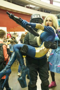 Saint Petersburg, Ru / Rusya - 04 29 2019: Epic Con Saint Petersburg cosplay şenlikli. açıklayıcı editoryal.