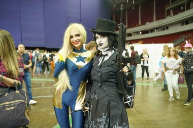 Saint Petersburg, Ru / Rusya - 04 29 2019: Epic Con Saint Petersburg cosplay şenlikli. açıklayıcı editoryal.