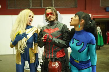 Saint Petersburg, Ru / Rusya - 04 29 2019: Epic Con Saint Petersburg cosplay şenlikli. açıklayıcı editoryal.