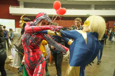 Saint Petersburg, Ru / Rusya - 04 29 2019: Epic Con Saint Petersburg cosplay şenlikli. açıklayıcı editoryal.
