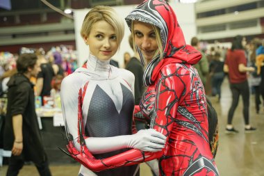 Saint Petersburg, Ru / Rusya - 04 29 2019: Epic Con Saint Petersburg cosplay şenlikli. açıklayıcı editoryal.