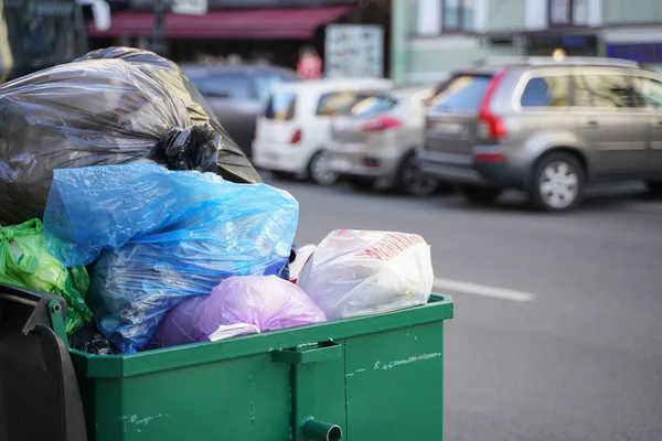 Lixo Lixo Cidade — Fotografia de Stock