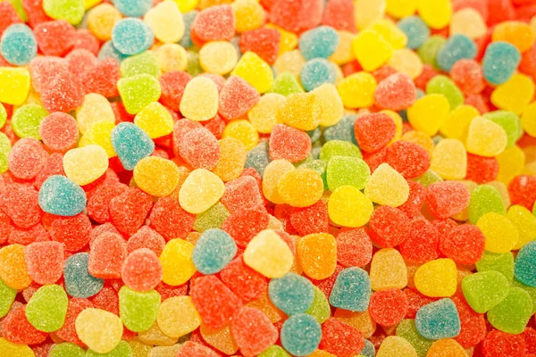 lezzetli çok renkli meyve marmelat. toplu sağlıksız parlak şekerler. farklı jöle fotoğraf yakın. şeker dükkanında lezzetli tatlılar. Kimse. 