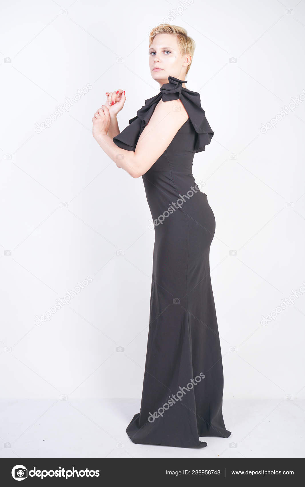 black dress for chubby