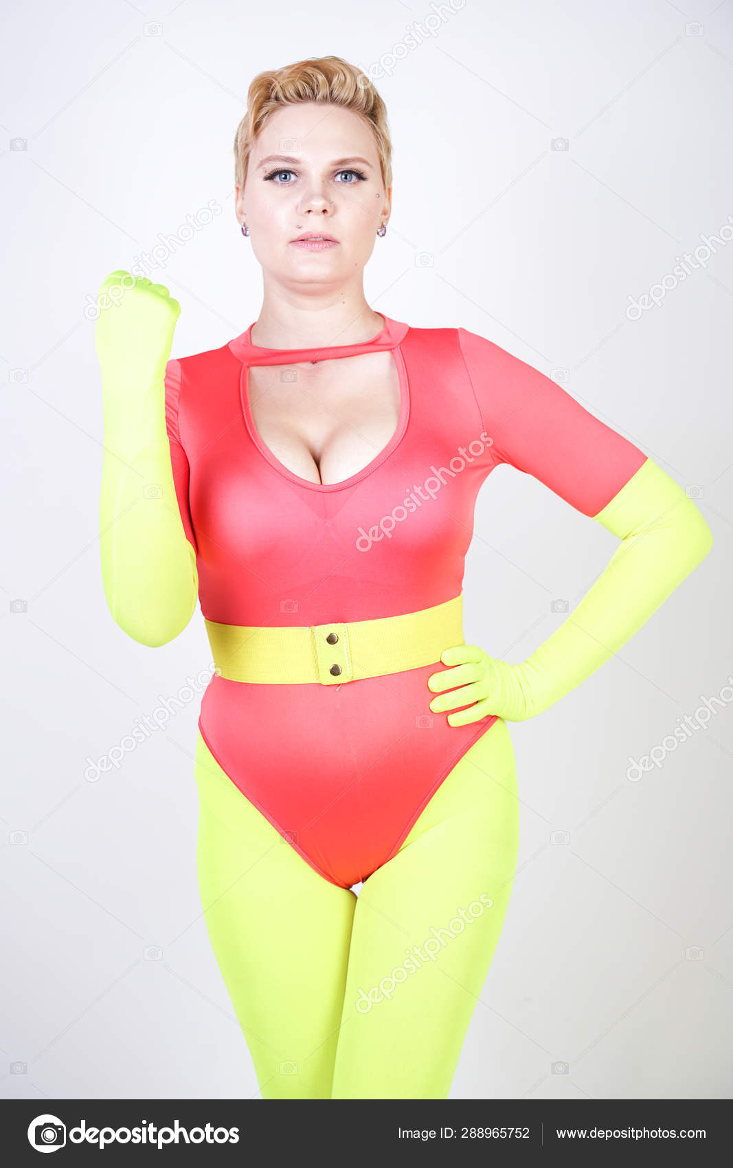 Spandex suit woman hi-res stock photography and images - Alamy