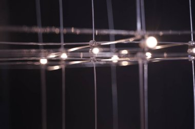 koyu arka plan moda odasında kapalı ışık