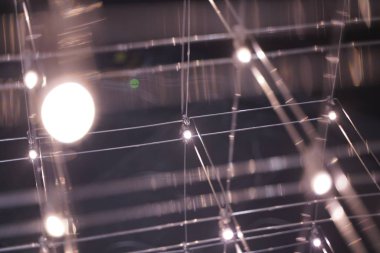 koyu arka plan moda odasında kapalı ışık