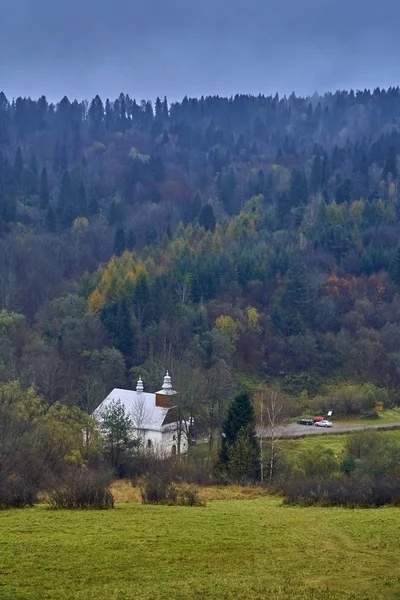 Église Orthodoxe Saint Martyrs Paraskevia Lopienie Une Église Grecque Catholique — Photo