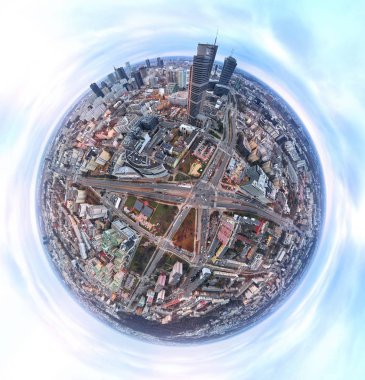 Güzel panoramik hava dron görünümü 
