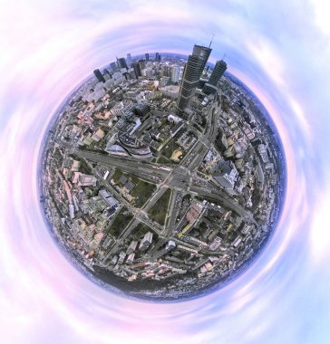 Güzel panoramik hava dron görünümü 