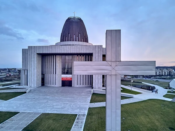 Beautiful Epic Panoramic Aerial Drone Panorama View Temple Divine Providence — Stock Photo, Image