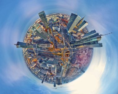 Güzel panoramik hava dron görünümü 