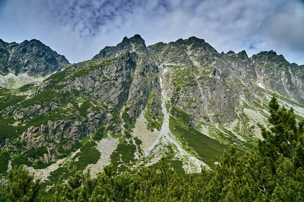 National Park High Tatra Daki Dağın Güzel Panoramik Hava Aracı — Stok fotoğraf