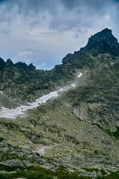 Beautiful Panoramic Aerial Drone View Mountain National Park High Tatra — Stock Photo, Image