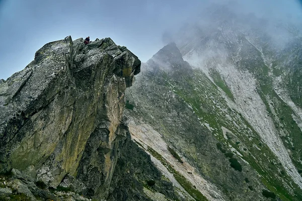 Beautiful Panoramic Aerial Drone View Mountain National Park High Tatra — Stock Photo, Image