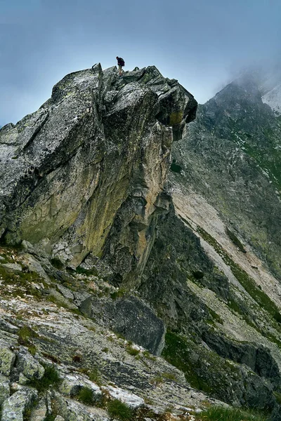 Beautiful Panoramic Aerial Drone View Mountain National Park High Tatra — Stock Photo, Image