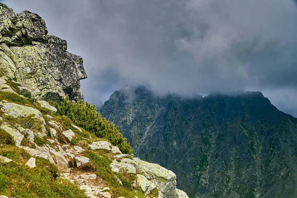 Prachtig Panoramisch Uitzicht Vanuit Lucht Berg Nationaal Park Hoge Tatra — Stockfoto