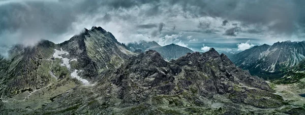 Bella Vista Panoramica Drone Aereo Montagna Nel Parco Nazionale Alta — Foto Stock