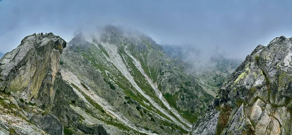 Hermosa Vista Panorámica Del Dron Aéreo Montaña Parque Nacional High — Foto de Stock