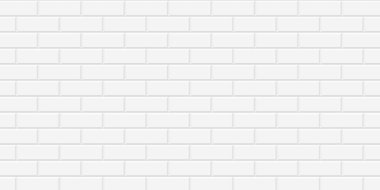 White brick wall texture. Vector illustration. EPS 10
