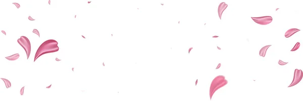 Pétales roses tombant vent. Sakura ou rose fleur pastel texture fond . — Image vectorielle