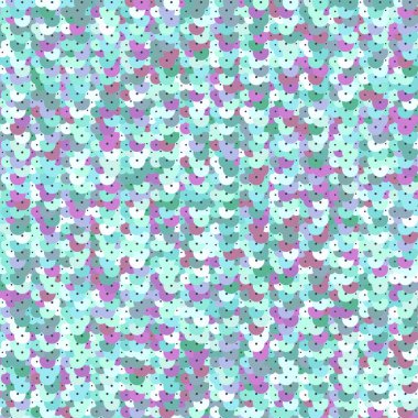 Payetler vektörü. Denizkızı ışıltılı arka plan. Renkli payetler vektörü.