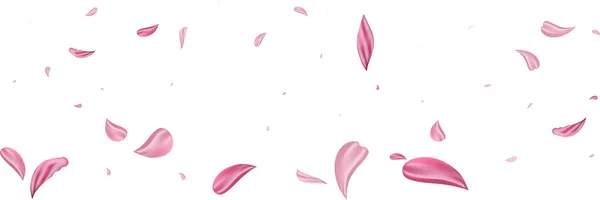 粉红色飘落的花瓣玫瑰。漂亮的花柔和纹理背景. — 图库矢量图片
