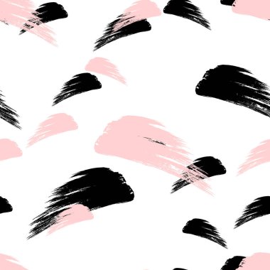 Fırça darbe hattı. Kusursuz arka plan. Soyut doku çizildi. Renkli fırça darbe hattı.