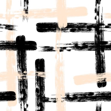 Fırça kontur dokusu. Pastel dikişsiz kontur arka plan. Soyut desen. Renkli fırça kontur dokusu