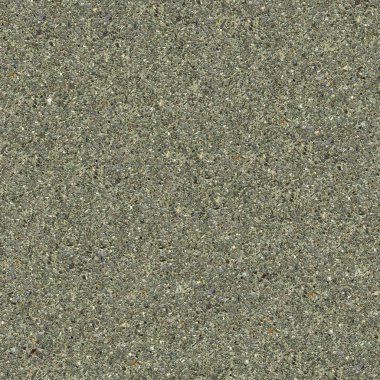 Küçük taşlarla kaplı yüzey.