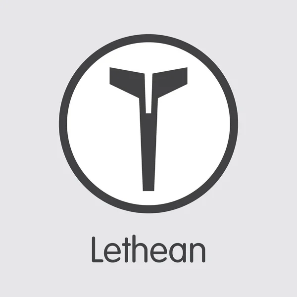 Lethean lthn - Kryptowährungspiktogramm. Vektorsymbol — Stockvektor