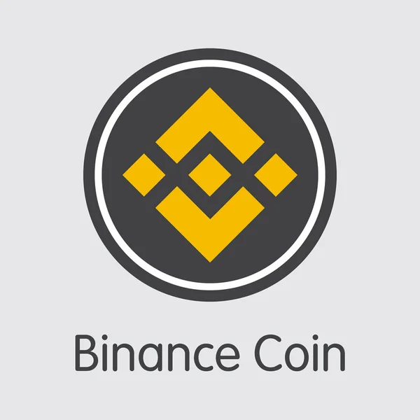 BSV - Binance. A Crypto érméket, illetve Cryptocurrency logó. — Stock Vector